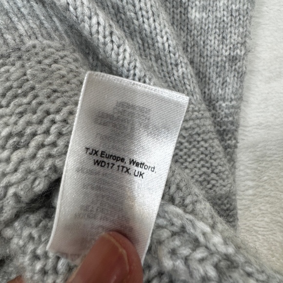 Nanette Lepore Sweater Womens Size Medium Grey Knit Turtleneck Cozy Yak - Picture 4 of 7